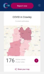 Crawley1310 180x300 - Crawleey Infection estimates 13/10/2020